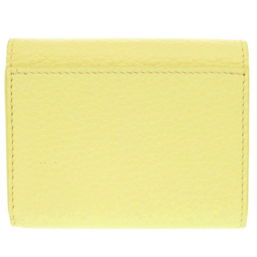 LOUIS VUITTON Yellow Leather Wallet - Picture 4 of 9